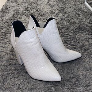 white booties